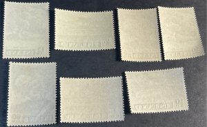 ICELAND # 246-252-MINT/HINGED---COMPLETE SET---1948