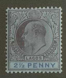 LAGOS 1904 SG47 LIGHTLY MOUNTED MINT..