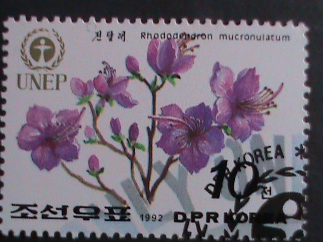 ​KOREA-1992--SC#3144-7 UNEP-WORLD ENVIRONMENT DAY-PLANTS-CTO-VERY FINE