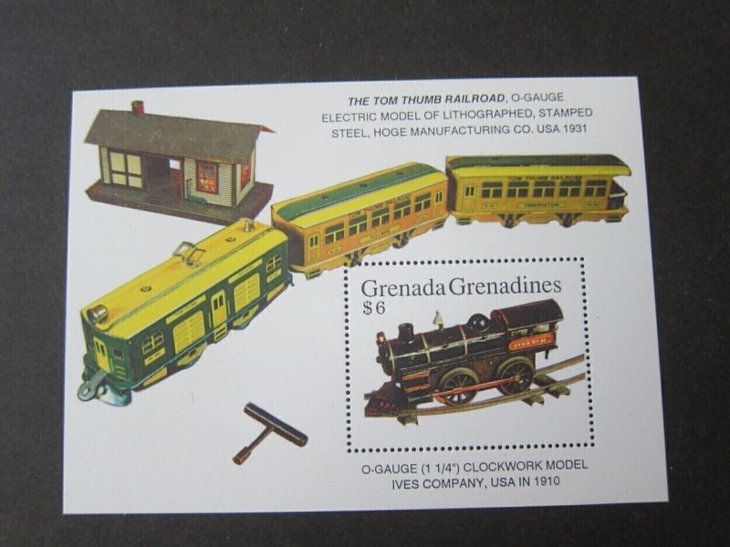 Grenada 1992 Sc 1458-9 Train set MNH
