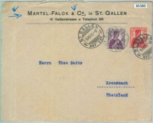 85380 - SWITZERLAND - POSTAL HISTORY - Private STATIONERY COVER  1911  Wine