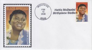 2006 USA Hattie McDaniel stamp  (Scott 3996) Computer Generated Pictoriaj