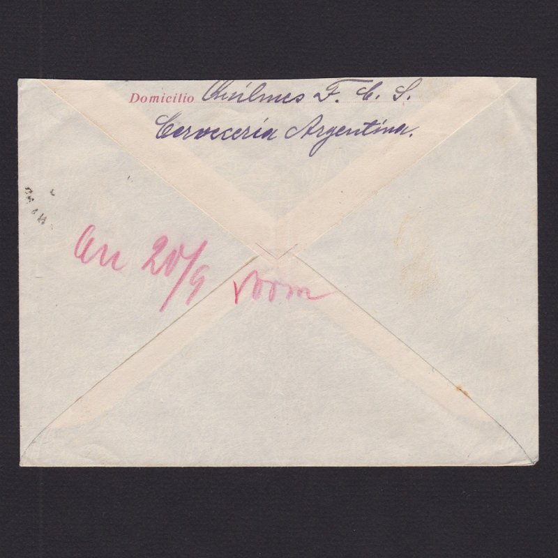 ARGENTINA 1920, Cover from Buenos Aires to Halle Germany