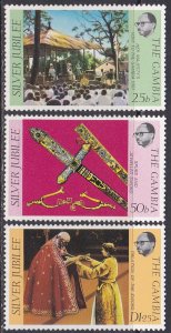 Gambia Sc #345-347 MNH