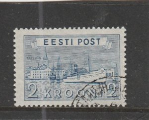 Estonia  Scott#  138  Used  (1938 Harbor at Tallinn)