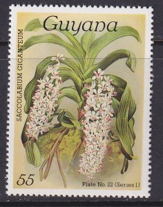 Guyana (1985) #1050 MNH; Orchid