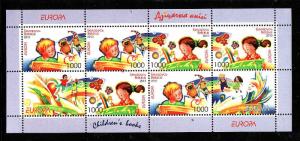 Belarus-Sc#675a-unused NH sheet-Children-Europa-2010-