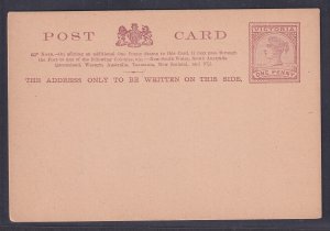 Victoria (Australian State) - 1p unused Post Card