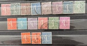 France #139-154 Used Set- SCV=$34.40*