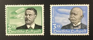 GERMANY, #C55-C56, 1934, high values, FVF, OG, MNH. CV $280.00