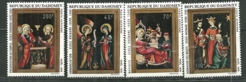 Dahomey MNH C132-5 Christmas Paintings SCV 7.95