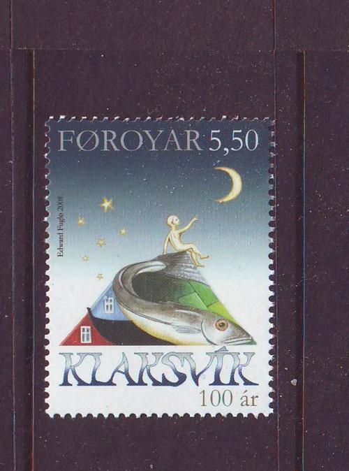 Faroe Islands Sc 495 2008 100th Anniversary Klaksvik stamp mint NH