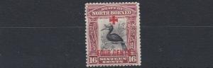 NORTH BORNEO  1918    S G  244  16C + 4C BROWN LAKE      MH  