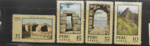 Peru C294-C297 (4) Set H 1970 Tourist Type Of Regular Issue