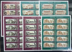 Rm081 2007 Romania Architecture Old Bucharest #6192-97 Michel 77 Euro 6Sh Mnh