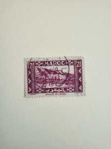 Stamps French Morocco Scott #165a used