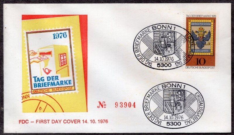 174 - Germany 1976 - The Day of the Stamp - FDC