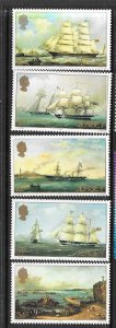 Jersey #348-352 Ship Paintings     (MNH)  pair CV $348*-352