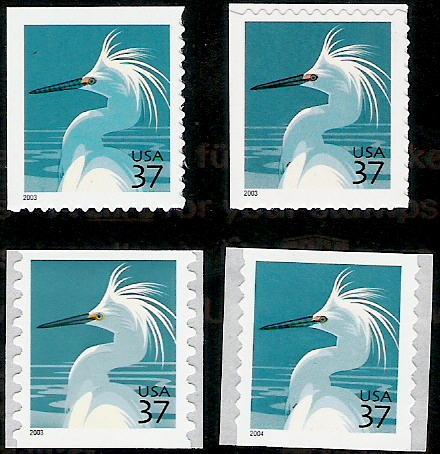 EGRET SINGLES ALL VARIETIES set 3830 3830D 3829 3829A  NH