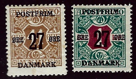 Denmark SC#153-154 Mint Fine SCV$64.50...Would fill a great Spot!