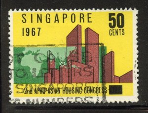 Singapore # 82, Used.
