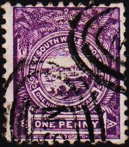 New South Wales. 1888 1d S.G.253 Fine Used