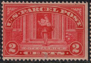 U.S. Scott #Q2 2-Cent Parcel Post - Mint NH Edge Single