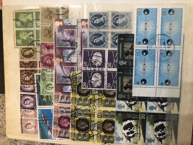 W.W Stamps In Stock Book + Some VERY OLD U.S Might Find Some Gems