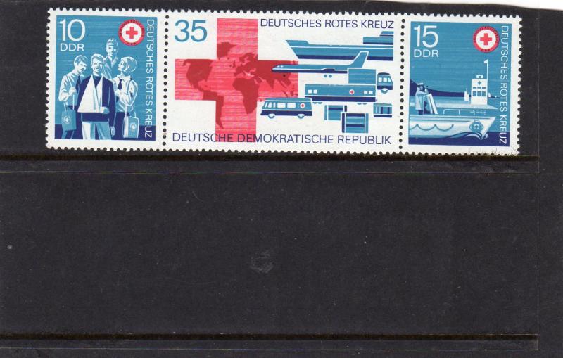 DDR 1972  Red Cross of Germany  MNH