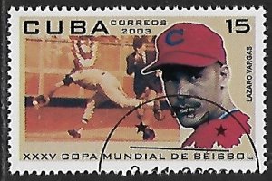 Cuba # 4351 - Baseball, Lazaro Vargas - unused / CTO....{R15}