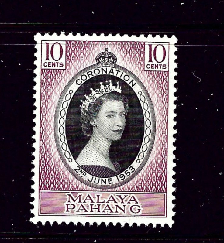 Malaya - Pahang 71 MNH 1953 QEII Coronation