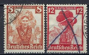 Germany B73-84 Used 1935 issues (ak2789)