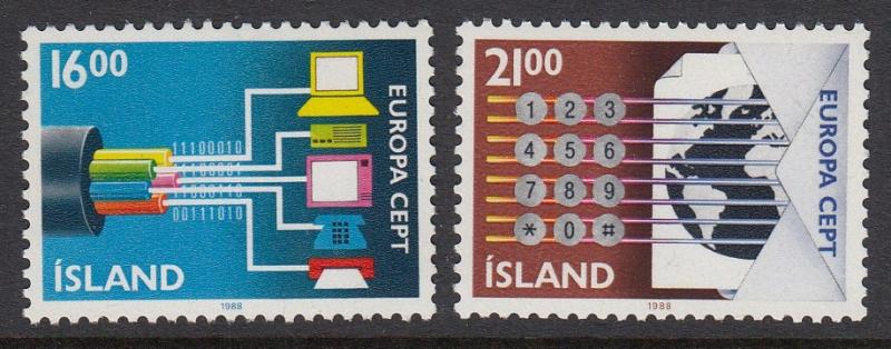 Iceland 660-1 Communications mnh