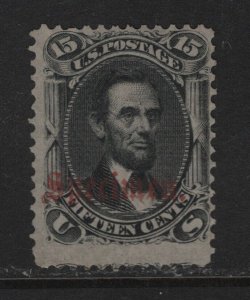 77S F-VF unused ( mint no gum ) specimen stamp nice color cv $ 200 ! see pic !