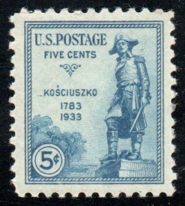 USA #734 SUPERB JUMBO OG NH, great margins, GEM!