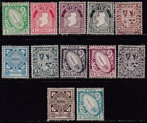 Ireland 1922-1923 SC 65-76 MLH Set 