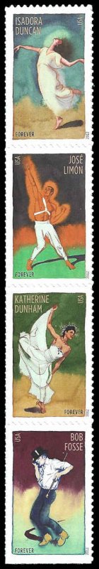 PCBstamps    US #4698/4701a Strip $1.80(4x45c)Choreographers, MNH, (4)