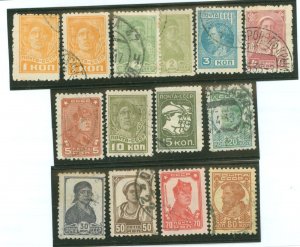 Russia #413/413b/414/415a/ Used Single