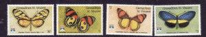 St Vincent Grenadines-Sc#882//893-Unused NH 1/3 set-Insects-Butterflies-1992-