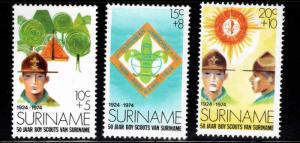 Suriname Scott B208-B210 MNH** Scout Semi-Postal set