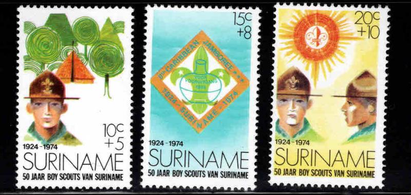 Suriname Scott B208-B210 MNH** Scout Semi-Postal set
