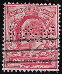 Great Britain, SC 128, perfin, used, ng