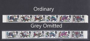 sg705-710J 1966 4d Hastings Missing Grey UNMOUNTED MINT  [SN]