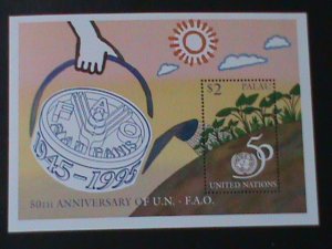 PALAU-1993 SC# 375  50TH ANNIV: UNITED NATION-MNH S/S VF WE SHIP TO WORLWIDE