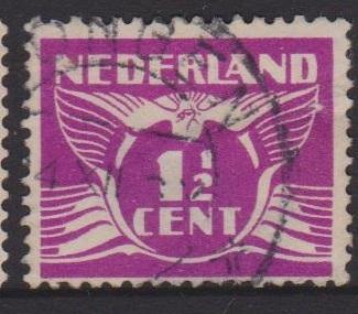 Netherlands Sc#166 Used Thin