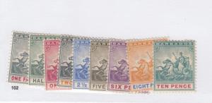 BARBADOS # 70-78 MH TO 10p CAT VALUE $84+