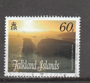 Falkland Islands  Scott#  971  Used  (2008 Stephen's Bluff and Castle Rock)