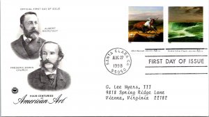 FDC 1998 SC #3236 Postal Soc Commemorative - Sta Clara, CA - Pair - J2222