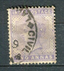 INDIA; 1890s early classic QV issue 2a. value, + fair Postmark,