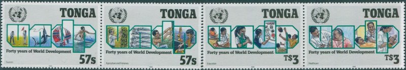 Tonga 1990 SG1109-1112 UNDP World Development set MNH
